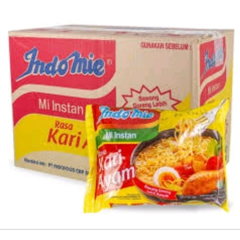 

Mie Indomie kuah kari ayam 1 dus 40pcs