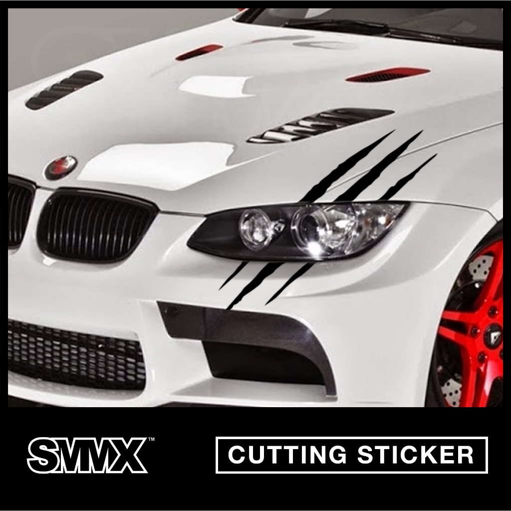 Cutting Sticker Wolverine Claw Cakar Robek