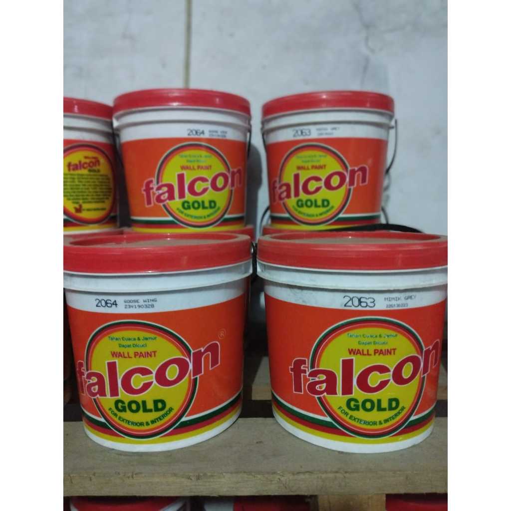 FALCON GOLD Cat Tembok Murah Berkualitas 5 kg, Cat Dinding Interior dan Exterior