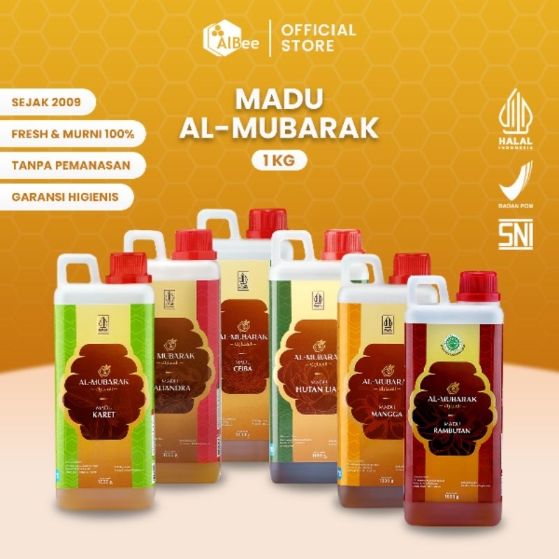 

Madu Murni Asli Alami Terjamin 1KG - Madu Al Mubarak