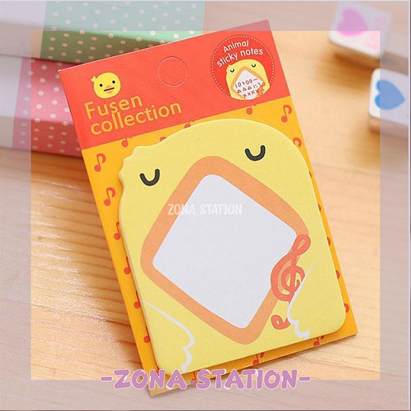 

[ZS] 1 Pcs/ Memo Sticky Note Animal Fusen Cute
