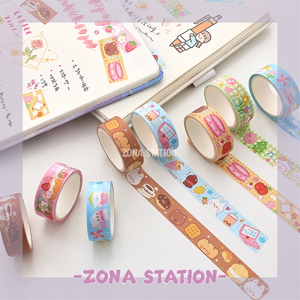 

[ZS] 1 Pcs / Washitape Dairy Cute Decoration Scrapbook