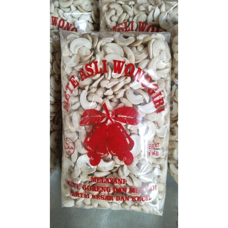 

PROMO!!!!! Kacang Mete/Mede Asli Wonogiri BELAH 2/SPLIT "Mentah" 1KG