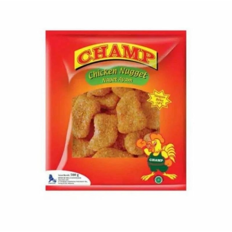 

CHAMP CHICKEN NUGGET 500GR NAGET AYAM