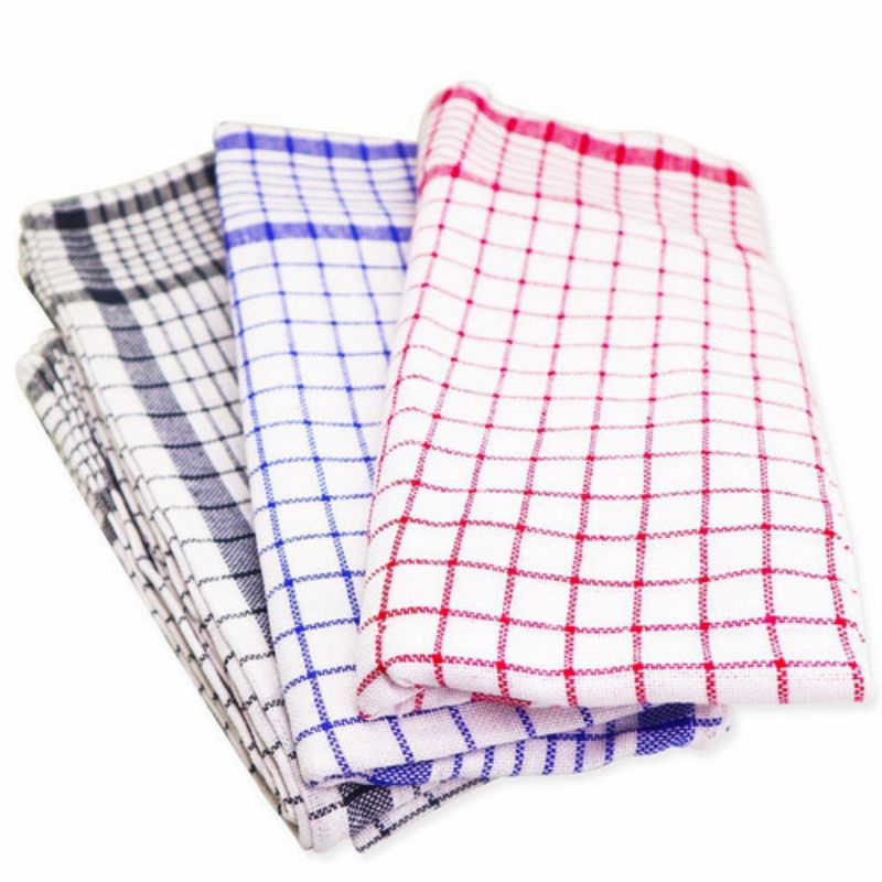 ELAP TANGAN SERBET .ELAP DAPUR KOTAK KOTAK ELAP GANTUNG