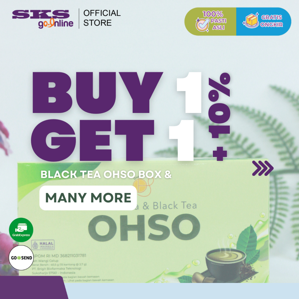 [PROMO] OHSo Black Tea - Teh wangi celup