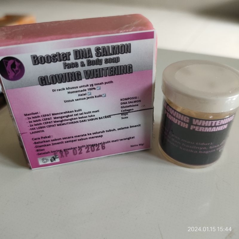 paket pemutih ampuh & praktis memutihkan seluruh tubuh &wajah. cocok untuk kulit susah putih.murah