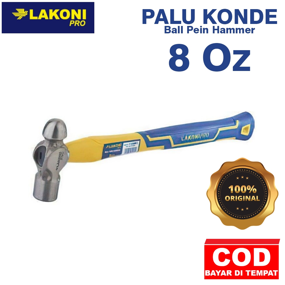 LakoniPro 101333 Palu Konde Ball Pein Hammer 8 Oz LAKONI PRO