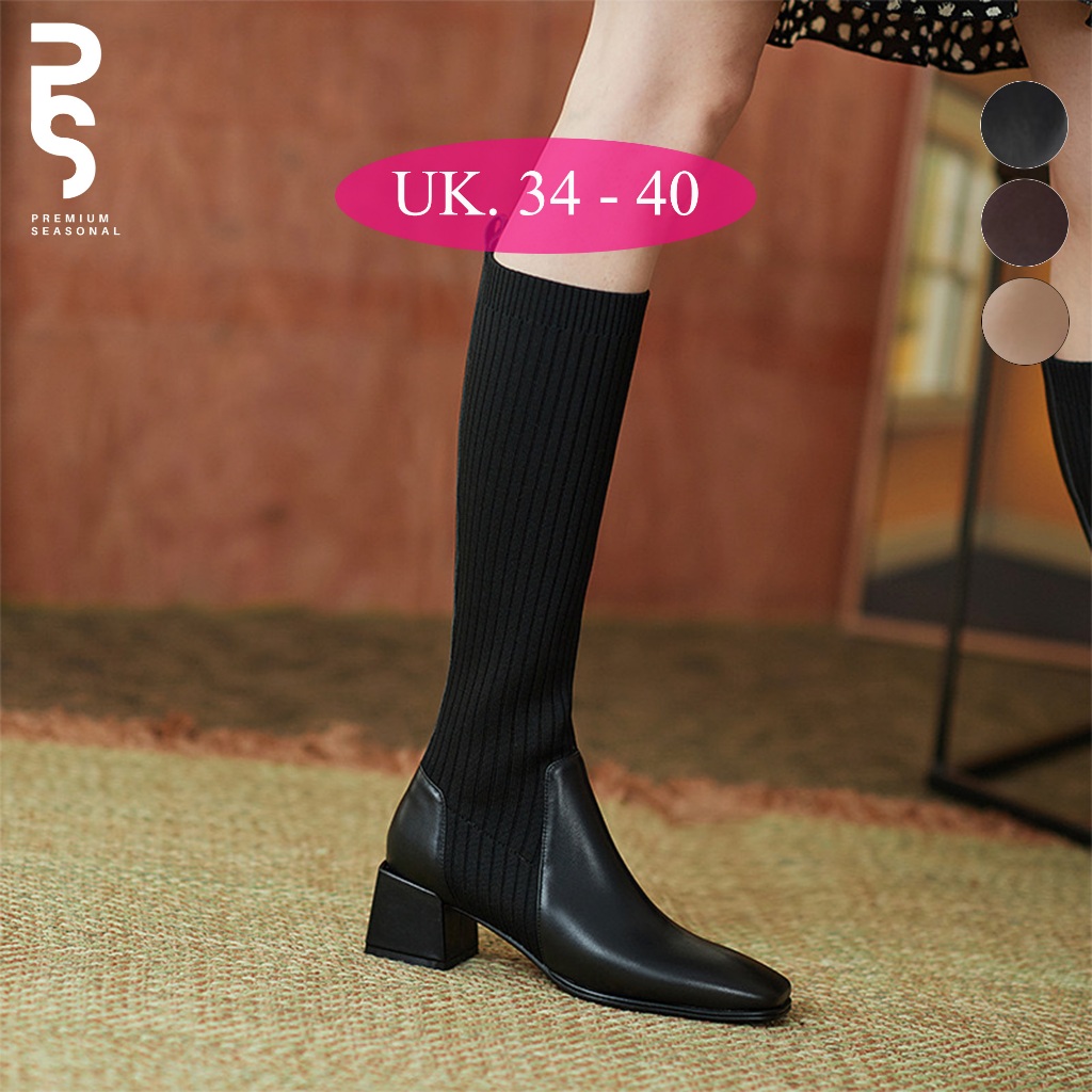 LOIE - Boots Wanita Tinggi Line Dance Casual / Boots Jalan