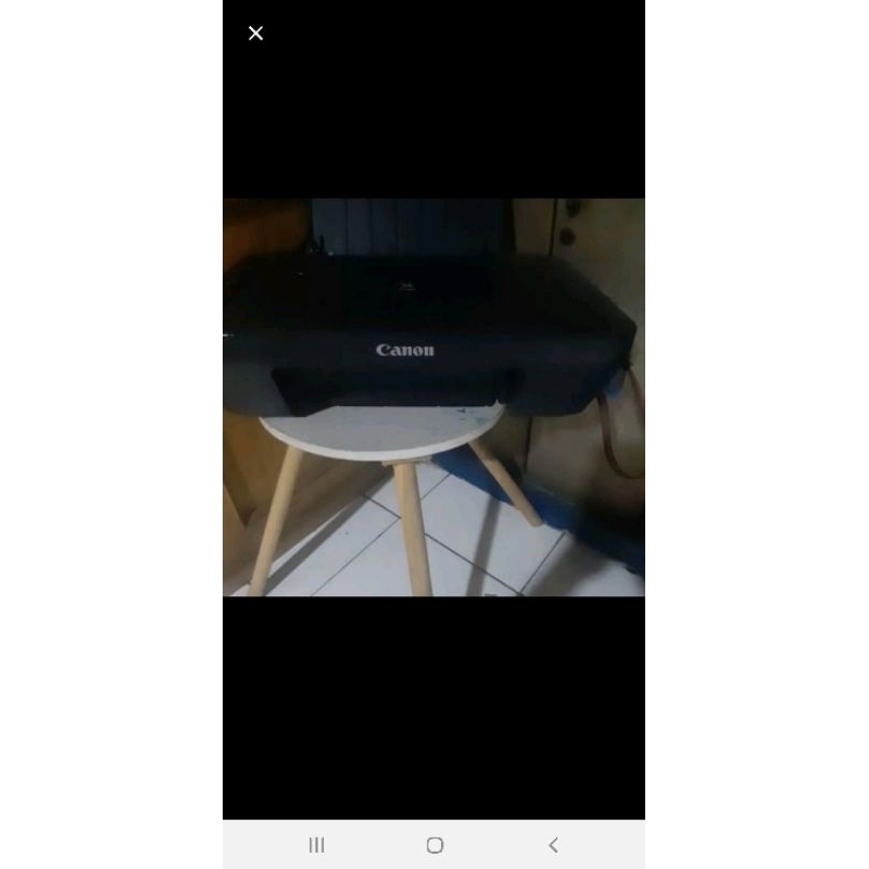 printer canon pixma MG2570s (catridge  warna black perlu di ganti)