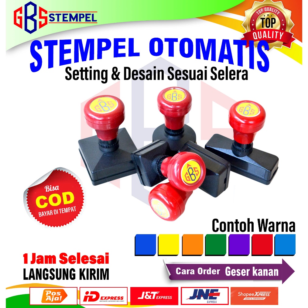 

ART C27H Stempel flash otomatis custom warna