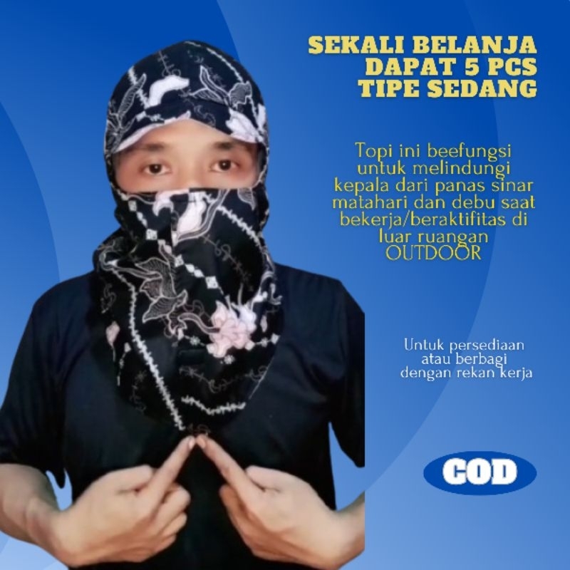 5 Topi Kerpus Proyek Topi Sebo Kerpus Welder Kerpus Las Sedang Standar