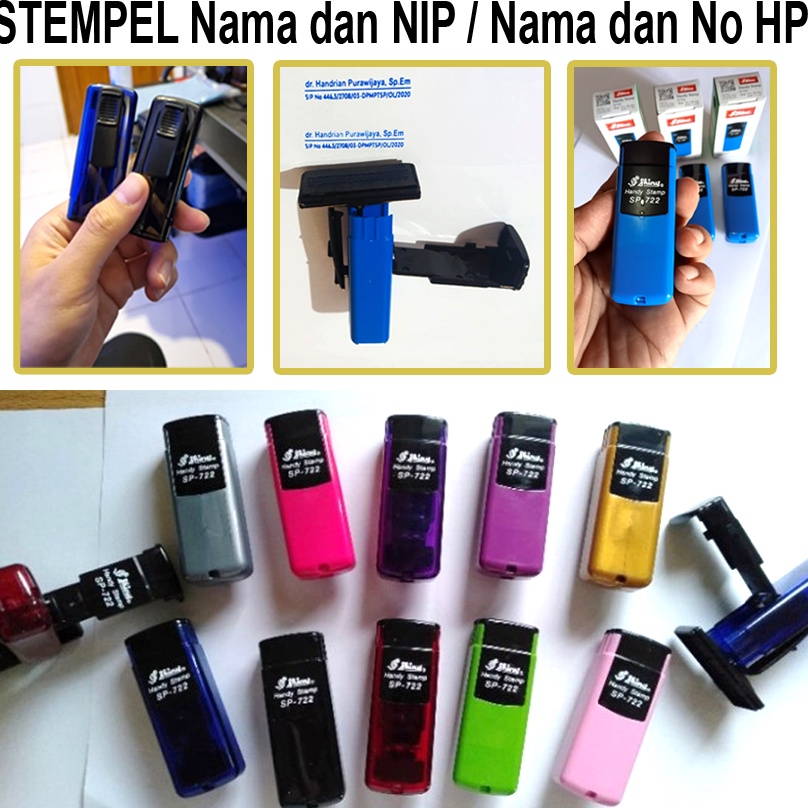 

ART W96I Stempel Nama Dokter Nama PT CV Shiny 722 NEW SERIES