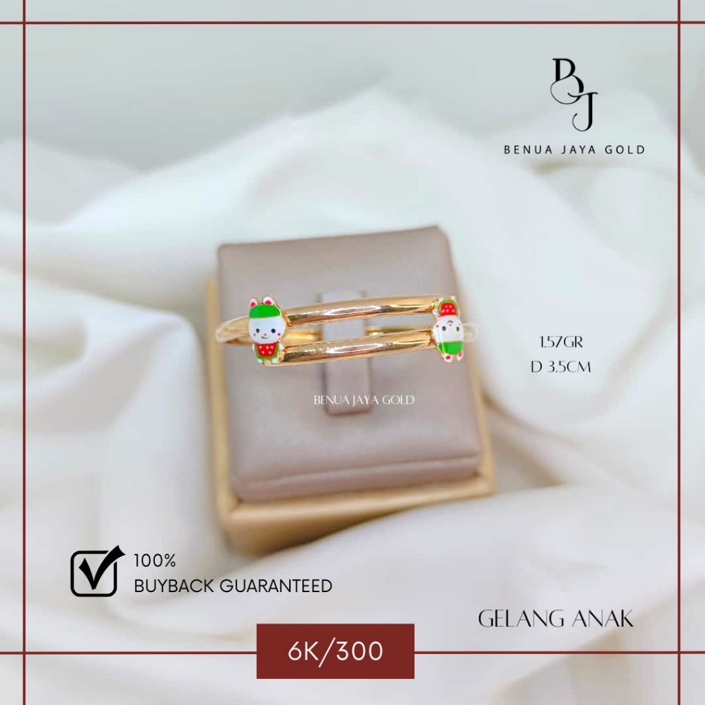Gelang Anak Slot Boneka Emas 6K/300
