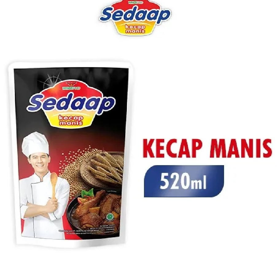 

Sedaap Kecap Manis Refill 520 ml - Sedap Kecap Manis Pouch 520 ml #MDR