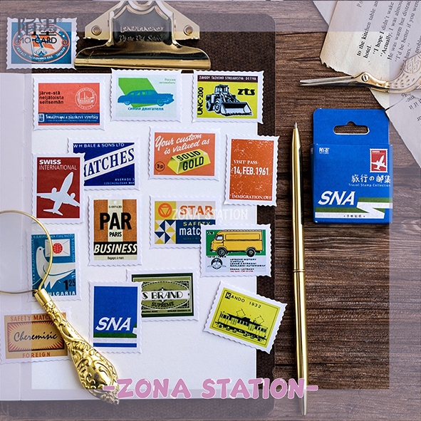 

[ZS] 45 PCS / Sticker Stamp Letter Decorating Journaling