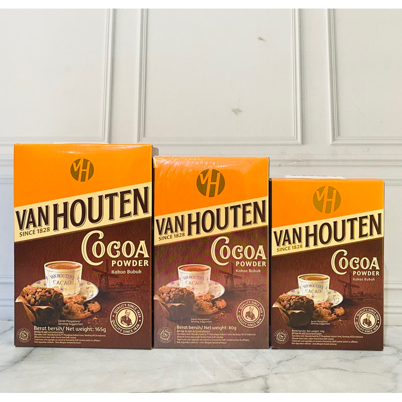 

VAN HOUTEN COCOA POWDER 40GR, 90GR & 165GR / VAN HOUTEN COKLAT BUBUK