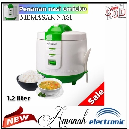 Rice Cooker Omicko National Quality 1.2 Liter - Penanak Nasi Serbaguna