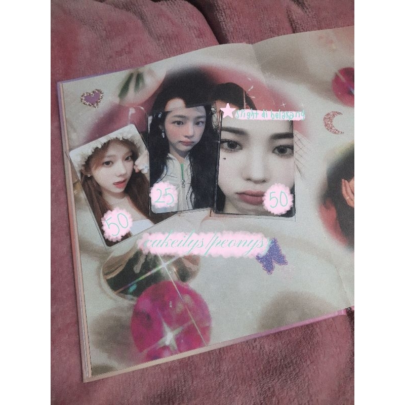 PHOTOCARD PC KARINA WINTER AESPA MINJI NEWJEANS KARZOOM SG 23 TPG
