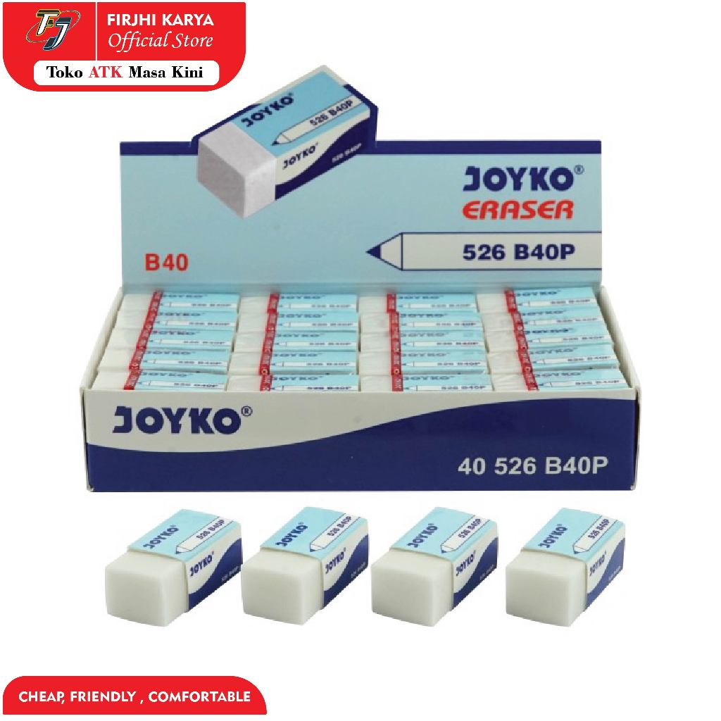 

Penghapus Pensil Putih - Joyko 526-B40P