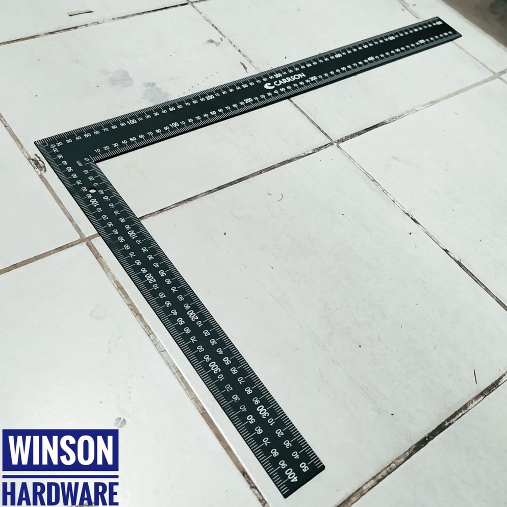 

ART G47Q CARRSON Siku Hitam 4 x 6 cm Penggaris Siku Meter 4x6