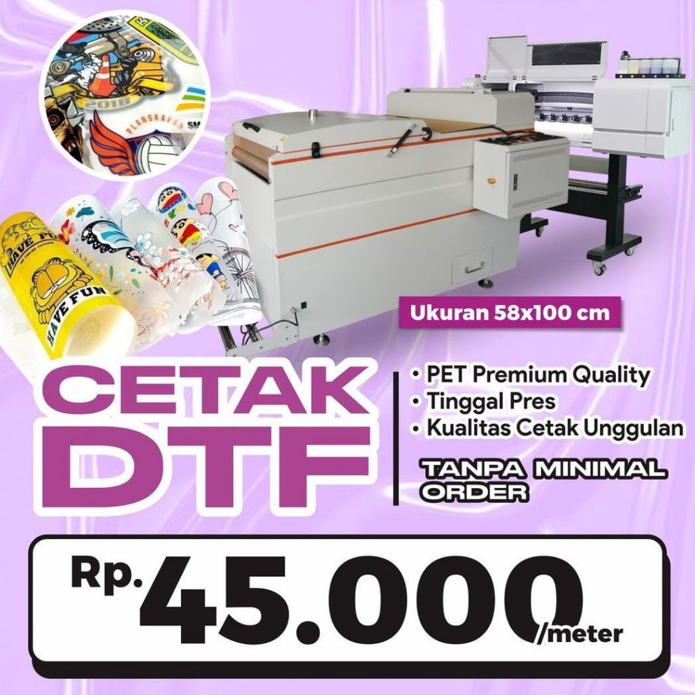 

ART M89V Cetak PET Sablon Digital DTF A3 A4 Meteran HARGA SPESIAL PROMO