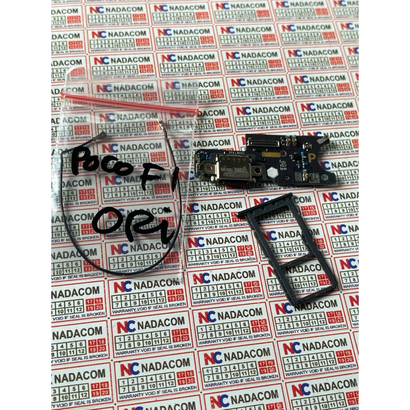 Original 100% Copotan PCB Board Cas Buzzer Speaker Poco Pocophone F1 / Kabel Antena / Simtray / Dudu