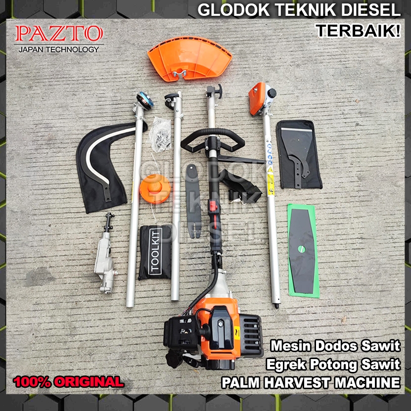 Pazto Mesin Dodos Cantas Alat Potong Egrek Sawit 430 Palm Harvest Machine Original Terbaik