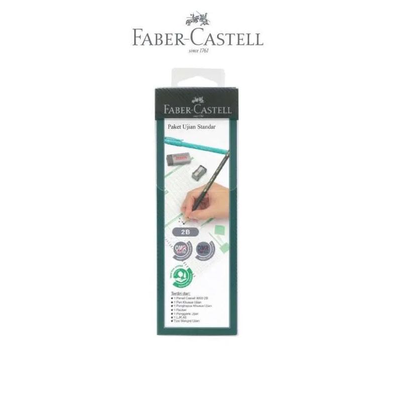 

ART D1U Paket Ujian Faber Castell Exam Set Standard EBTA SPMB Paket Alat Tulis