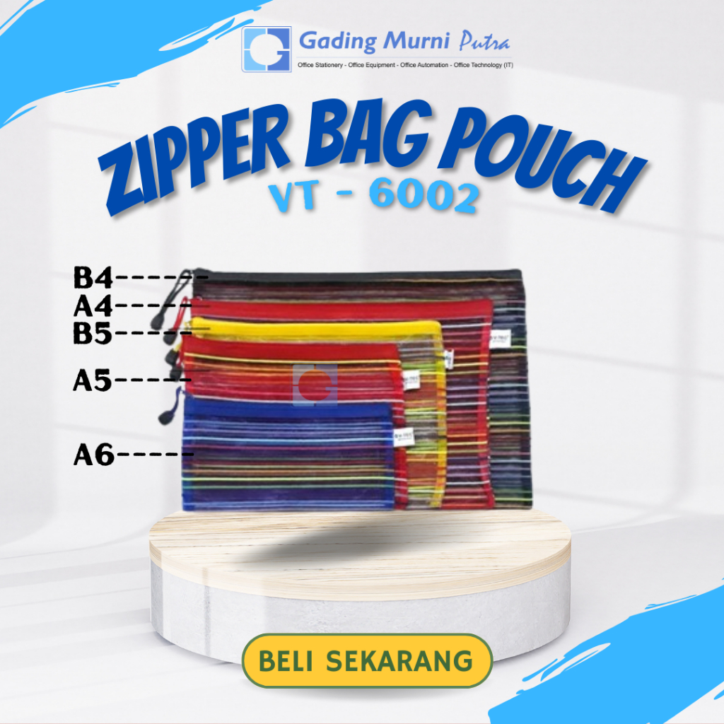 

Zipper Bag Pouch Folder Map Document Bag V-TEC 6002