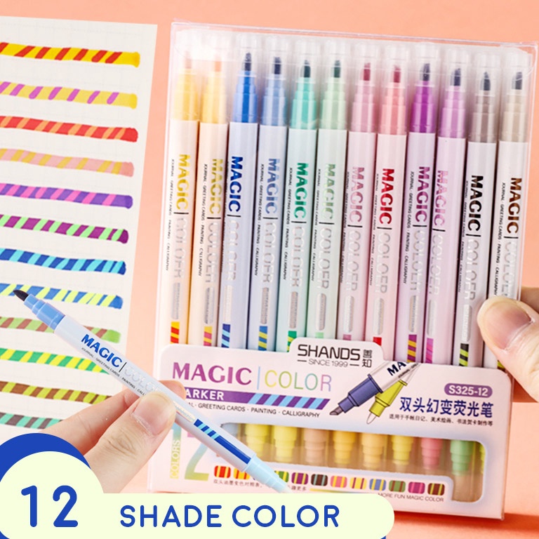 

ART I74D Shands Magic Color Changing Marker Set 12pc CREATIV