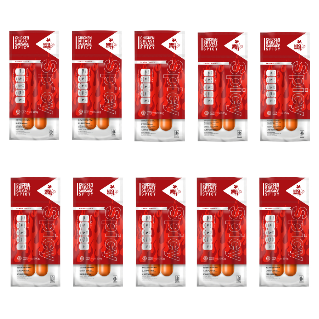 

Sosis Niki Ayam Spicy (10 pax)