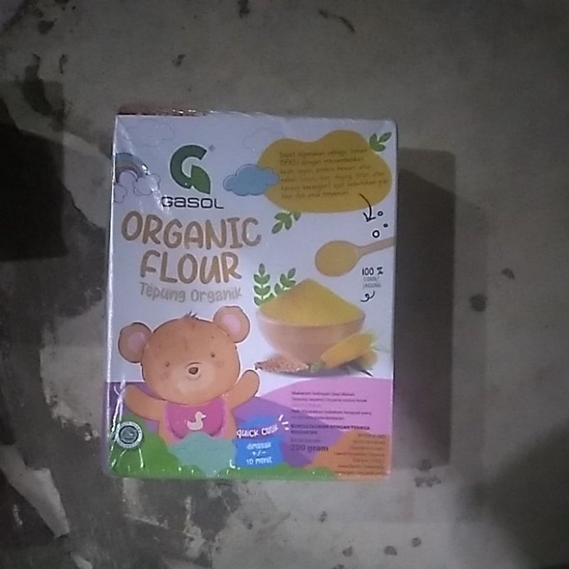 

GASOL organic flour tepung organik 200g.exp 211224