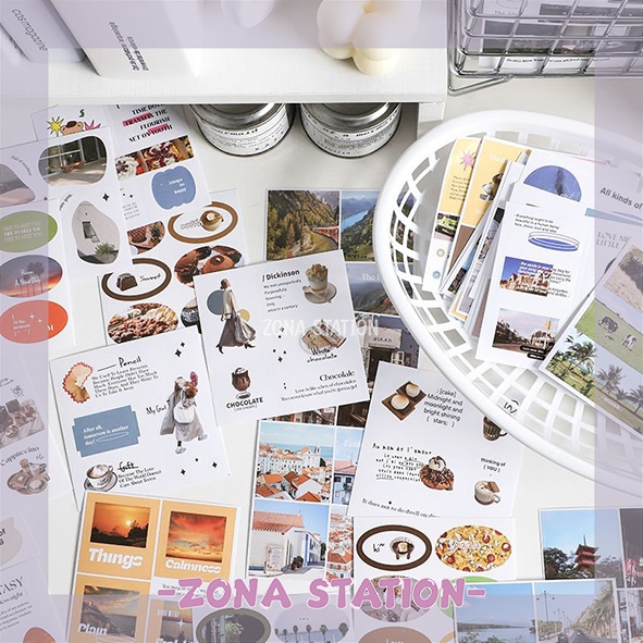 

[ZS] 1 Lembar / Sticker Random Daily Life Sheet Decoration
