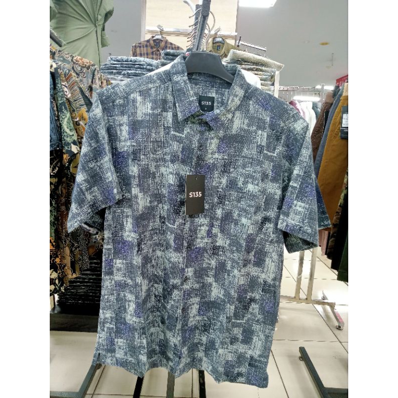 Kemeja Linen Printing S135