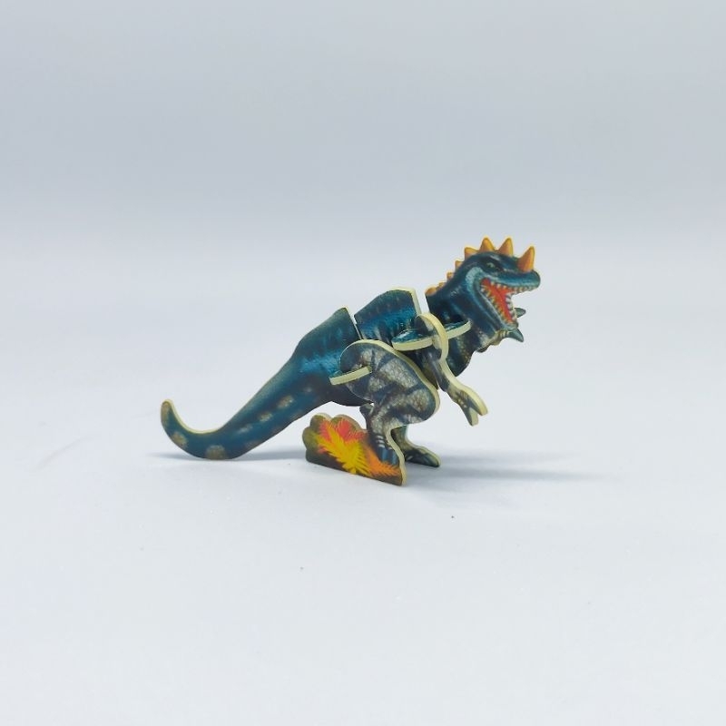 Mainan Puzzle 3D Dinosaurus Ceratosaurus Jadul Hadiah Permen Kinoman Hadiah Nugget Hadiah Chiki Nost