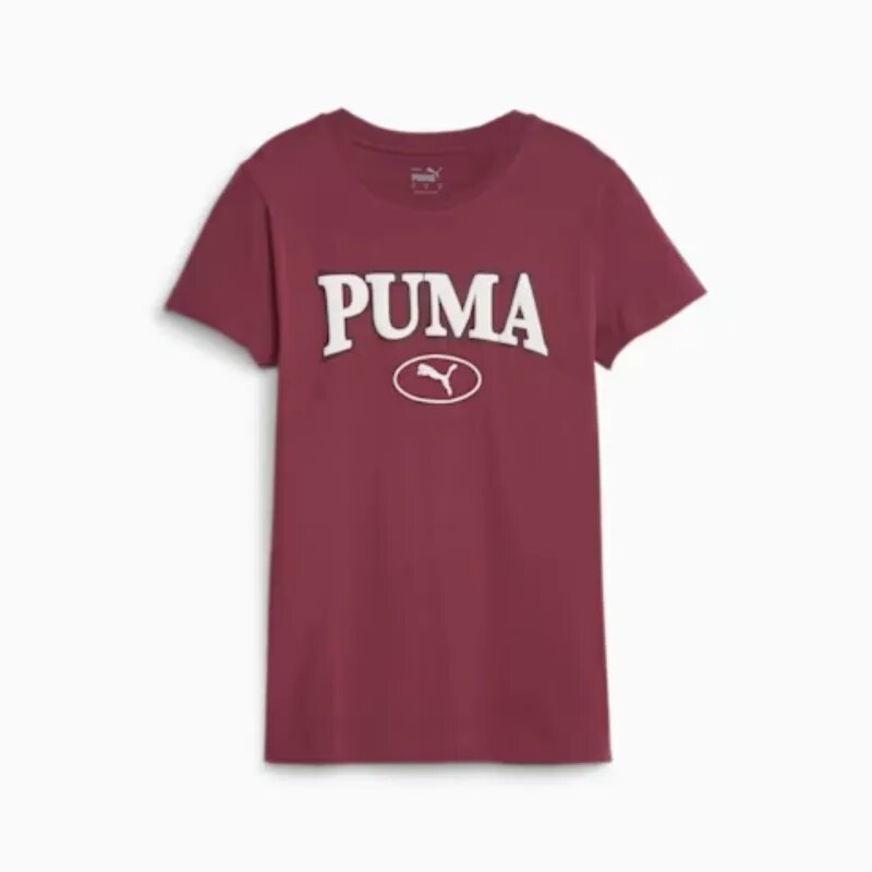 KAOS CASUAL PUMA SQUAD Graphic Tee Dark Jasper WOMEN 676611 22