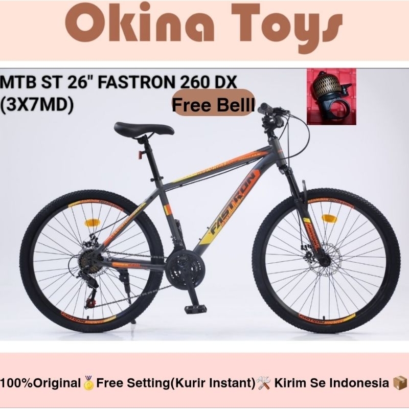 Sepeda MTB 24 / 26 Inch Foster Fastron Sepeda Gunung Dewasa
