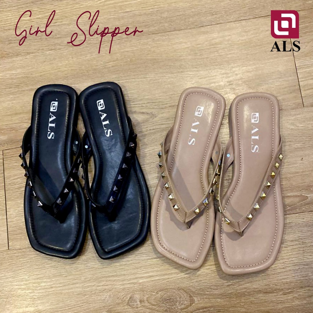 Sandal Perempuan Slipper Kulit | Pyramid