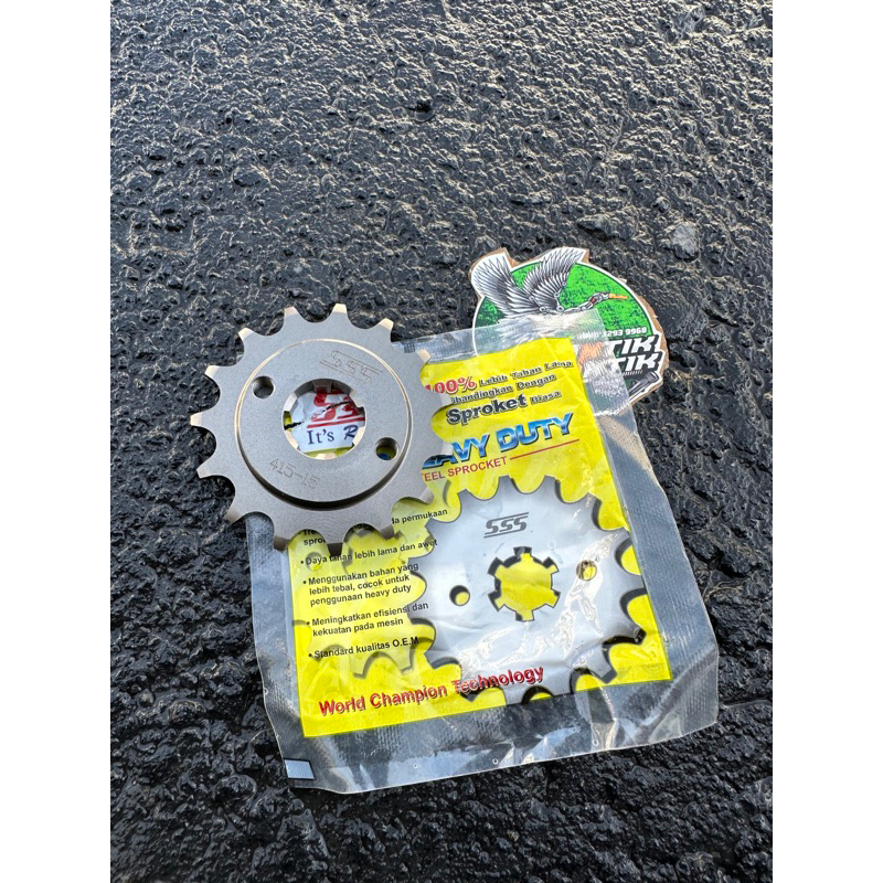 gear gir depan honda cb gl mp tiger sss 13-14-15-16 / 415