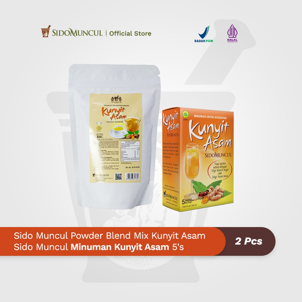 

Sido Muncul Powder Blend Mix Kunyit Asam + Kunyit Asam 5's