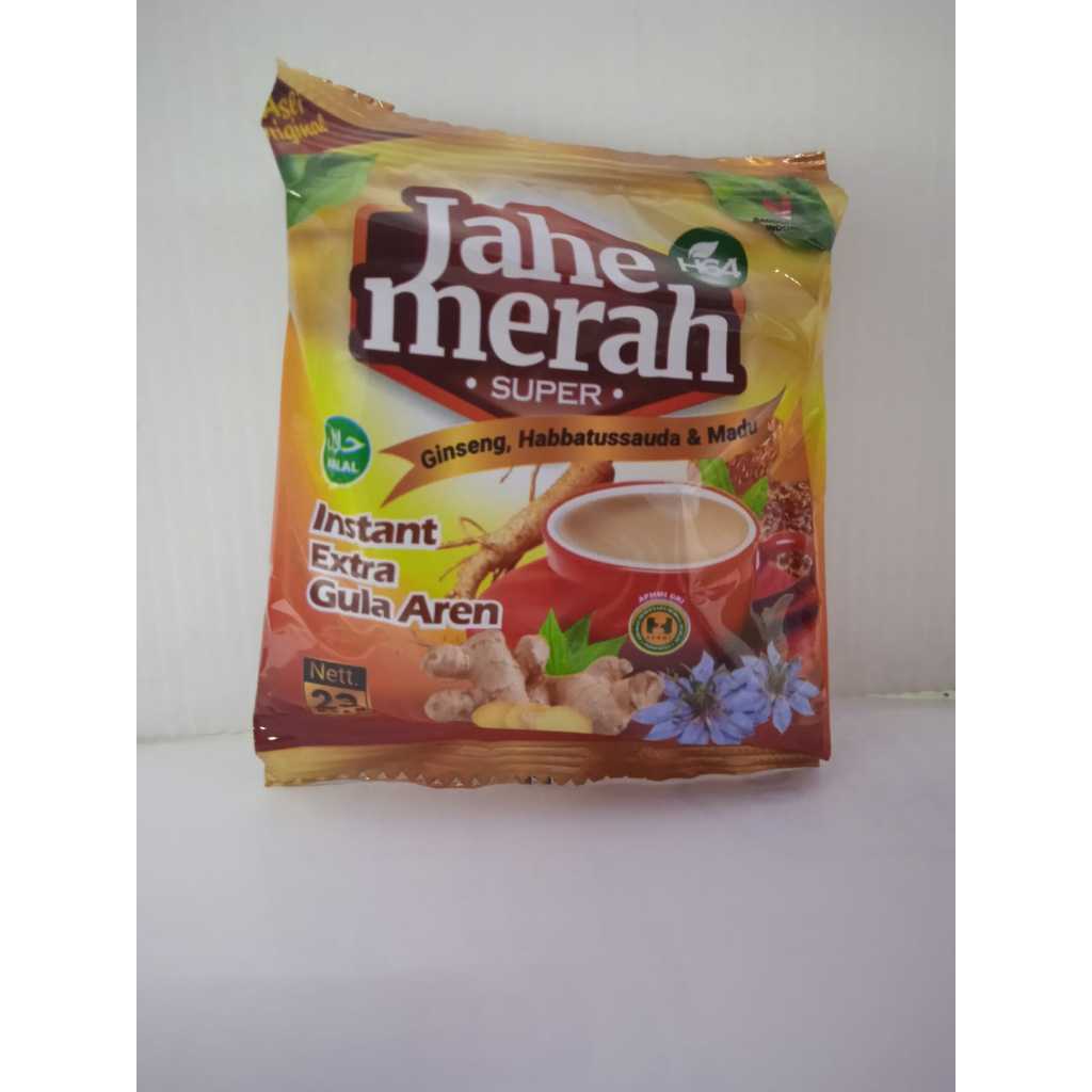 

JAHE MERAH SUPER PLUS GULA AREN HABBATUSSAUDA 1 SACHET