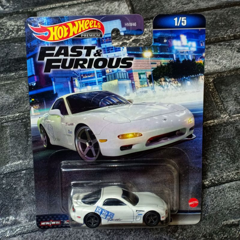 Hot Wheels Mazda RX 7 FD Fast Furious Original SNI