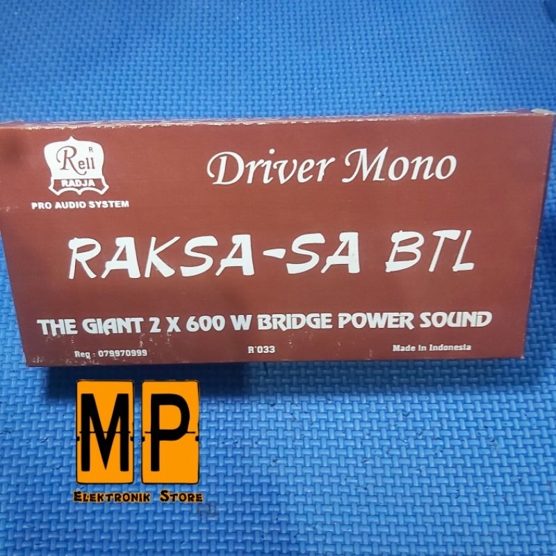 Kit Power Driver Mono Raksasa BTl 600w Rell R033