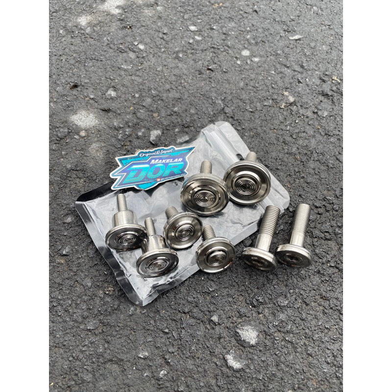 baut shock /skok bawah dan ring manisan stenlis shock begel jok slebor set baut cb gl