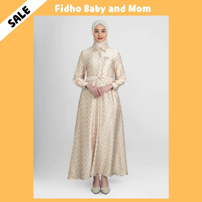 WEARING KLAMBY | MONOGRAM DRESS SANDCASTLE