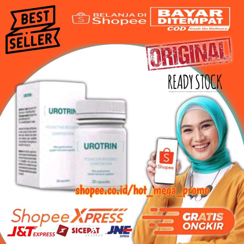 UROTRIN Obat Herbal Alami Asli Original Telah Lulus Uji BPOM