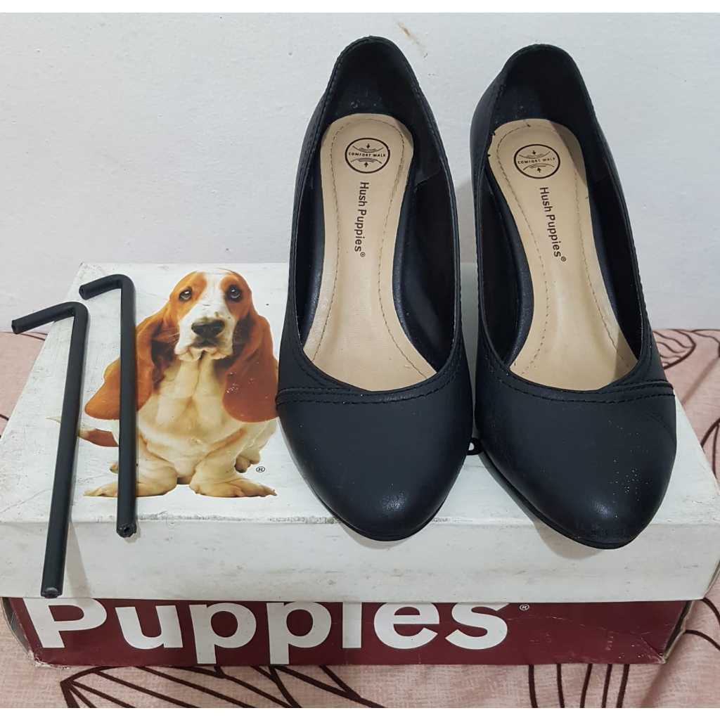(Sale) Hush Puppies Sepatu Wanita - Heels, Kulit & Original