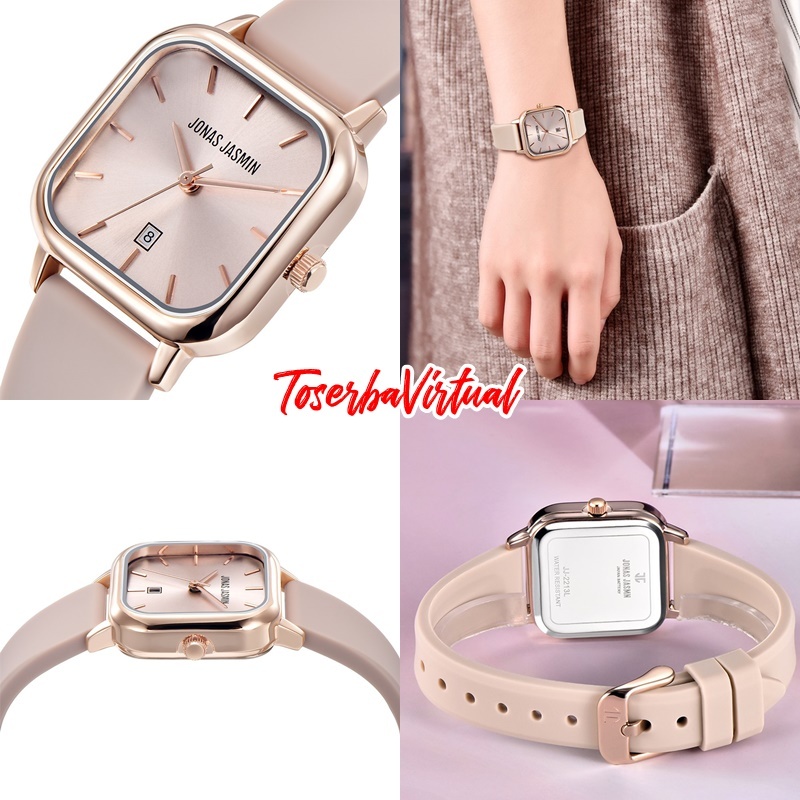 Jonas Jasmin 2213 Jam Tangan Terbaru Analog Tanggal Harga Grosir Promo Arloji JJ 2213L