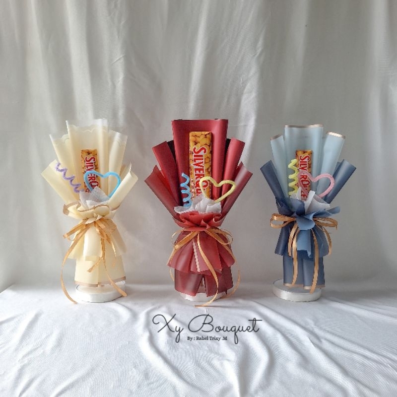 

[ PROMO ] Bouquet Silverqueen | Buket Coklat | Buket Valentine Murah